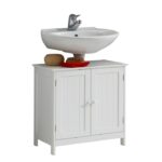Stockholm 2 Door Bathroom Under-Sink Cabinet - White
